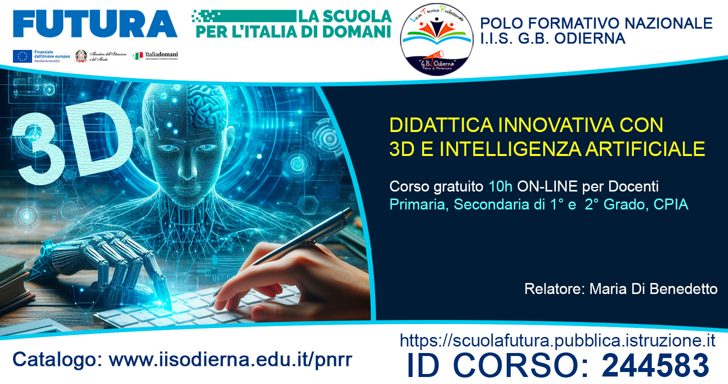 3D e Intelligenza Artificiale, Odierna Palma di Montechiaro