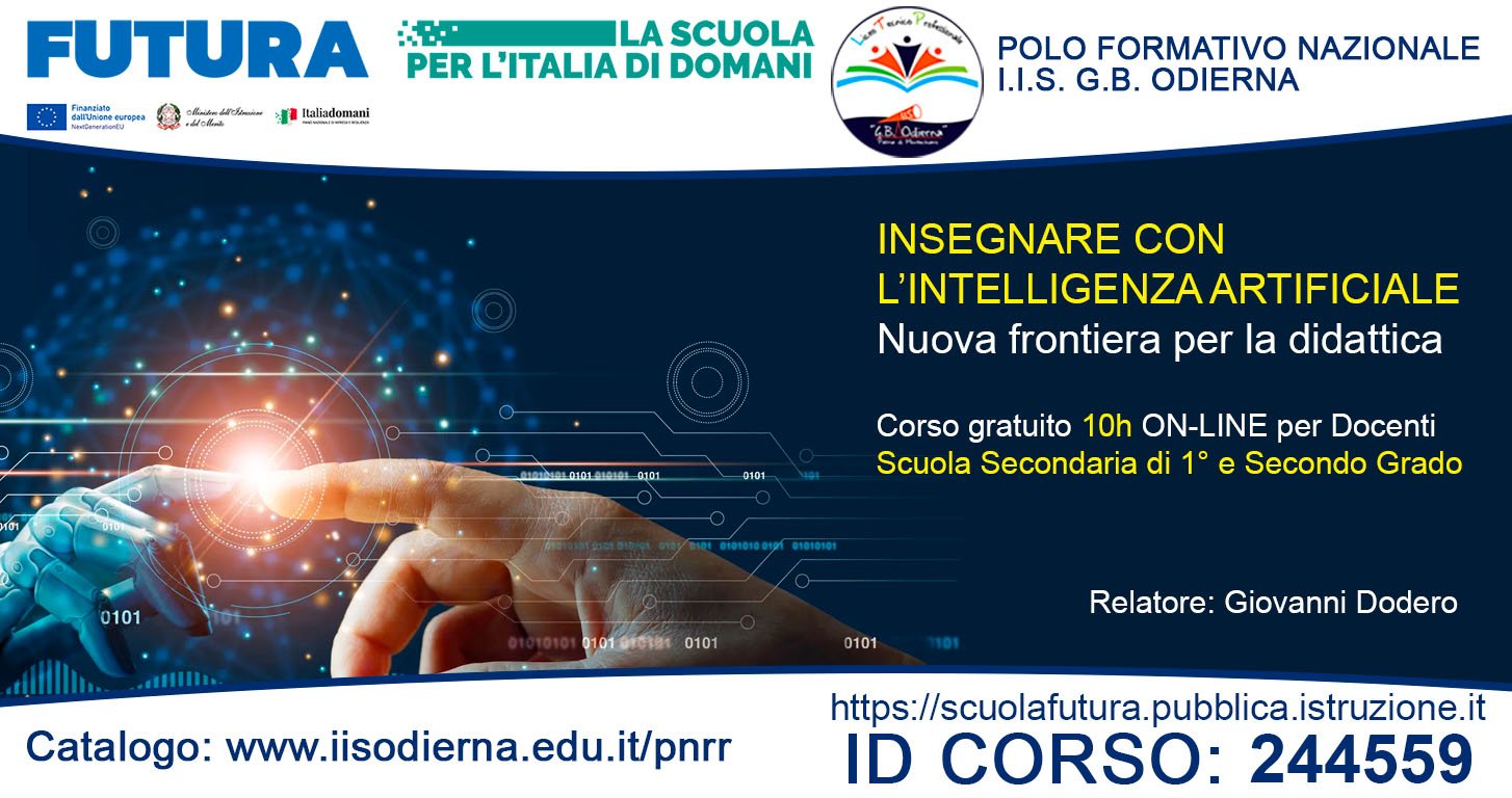 Insegnare con Intelligenza Artificiale IIS GB ODierna Palma di Montechiaro