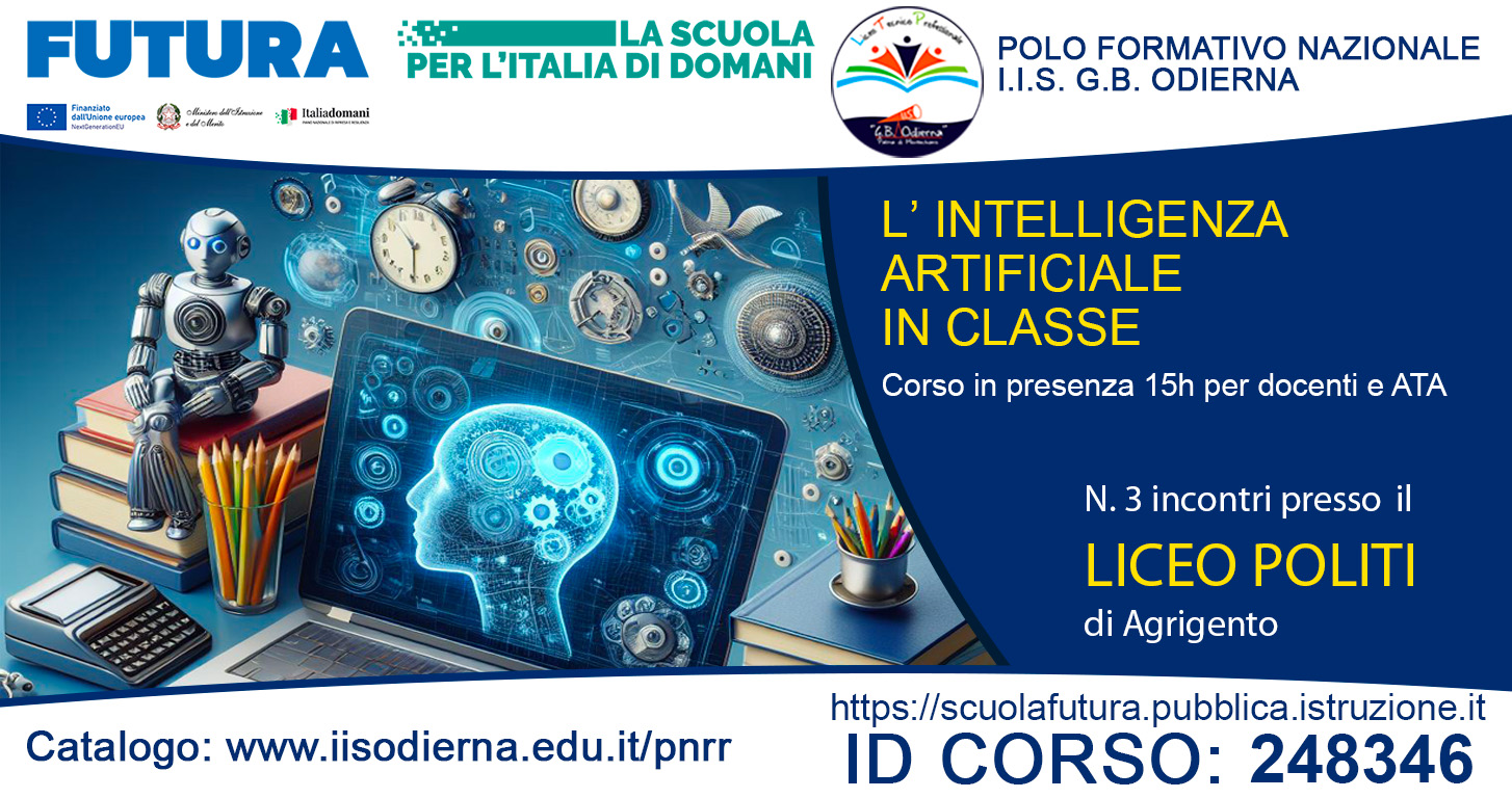 intelligenza artificiale in classe